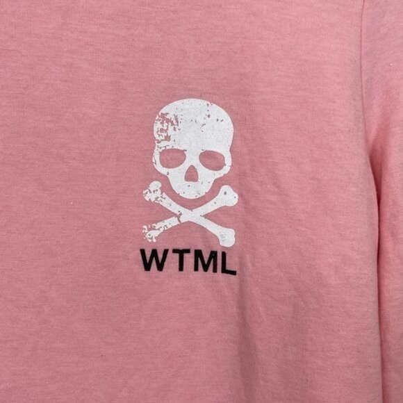 Soulcycle WTML Skull Crossbones Pink Sweatshirt NWT XS - Picture 4 of 9